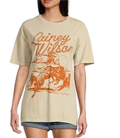 Philcos Crew Neck Short Sleeve Lainey Wilson Horse Graphic T-Shirt
