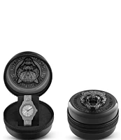 Philipp Plein Fearless Grey Silicone Band Men's Watch