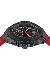 Philipp Plein Men's Chrono Royal Red Silicone Strap Watch