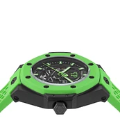 Philipp Plein Men's Plein Skeleton Royal Automatic Silicone Strap Watch