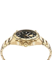 Philipp Plein Men's Thunder Force Analog Gold Tone Stainless Steel Bracelet 47mm Watch