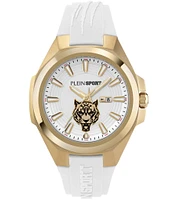 Philipp Plein Men's Tigermaster Analog Silicone Strap 47mm Watch