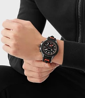 Philipp Plein Men's Warrior Tech Chronograph / Silicone Strap Watch