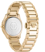 Philipp Plein Women's Spectre Crystal Quartz Analog Gold Stainless Steel Watch