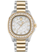 Philipp Plein Women's Spectre Crystal Quartz Analog Two Tone Stainless Steel Watch