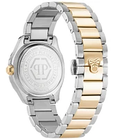 Philipp Plein Women's Spectre Crystal Quartz Analog Two Tone Stainless Steel Watch