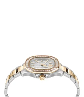 Philipp Plein Women's Spectre Crystal Quartz Analog Two Tone Stainless Steel Watch