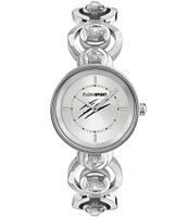 Philipp Plein Women's Supernova Analog Silver Stainless Steel Bracelet 34mm Watch