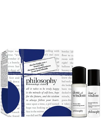 philosophy 2-Piece Duo For Bright Eyes & Bouncy Skin Skincare Gift Set