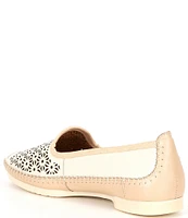 Pikolinos Aguilas Leather Perforated Detail Slip-On Flats