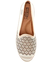 Pikolinos Aguilas Leather Perforated Detail Slip-On Flats