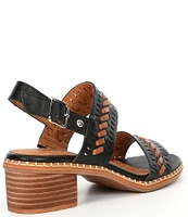 Pikolinos Blanes Whipstich Leather Sandals