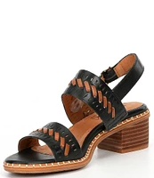 Pikolinos Blanes Whipstich Leather Sandals