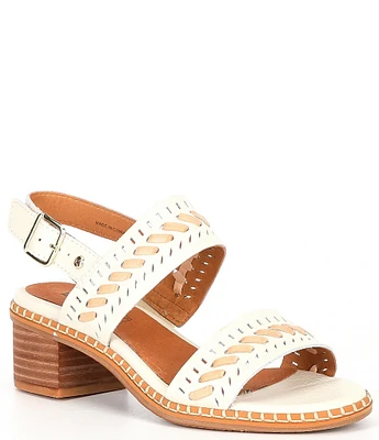 Pikolinos Blanes Whipstich Leather Sandals