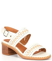 Pikolinos Blanes Whipstich Leather Sandals