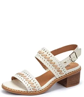 Pikolinos Blanes Whipstich Leather Sandals