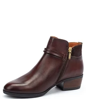 Pikolinos Daroca Leather Tassle Booties