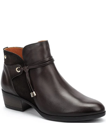 Pikolinos Daroca Leather Tassle Booties