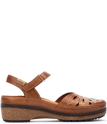 Pikolinos Granada Leather Mary Jane Platform Clogs