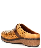 Pikolinos Granada Perforated Leather Clogs