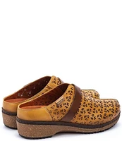 Pikolinos Granada Perforated Leather Clogs