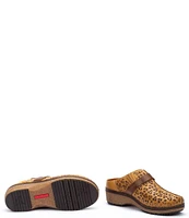 Pikolinos Granada Perforated Leather Clogs