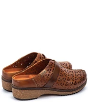 Pikolinos Granada Perforated Leather Clogs