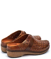 Pikolinos Granada Perforated Leather Clogs