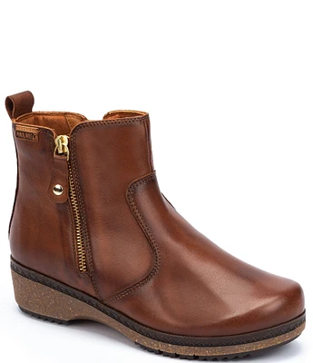 Pikolinos Granada Water-Resistant Leather Booties