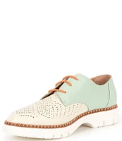 Pikolinos Henares Perforated Two-Tone Oxfords