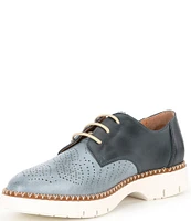 Pikolinos Henares Perforated Two-Tone Oxfords