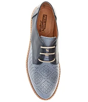 Pikolinos Henares Perforated Two-Tone Oxfords