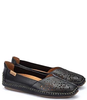 Pikolinos New Jerez Fashion Cut Out Detail Slip-On Leather Moccasins