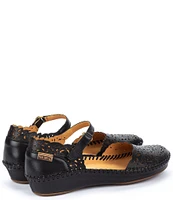 Pikolinos Puerto Vallarta Leather Mary Jane Wedge Flats