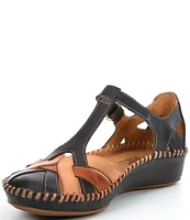 Pikolinos Puerto Vallarta Leather T-Strap Sandals