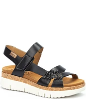 Pikolinos Palma Leather Platform Sandals