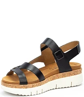 Pikolinos Palma Leather Platform Sandals