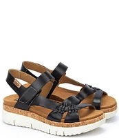 Pikolinos Palma Leather Platform Sandals