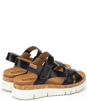 Pikolinos Palma Leather Platform Sandals