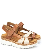 Pikolinos Palma Leather Platform Sandals