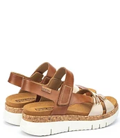 Pikolinos Palma Leather Platform Sandals