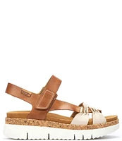 Pikolinos Palma Leather Platform Sandals