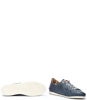 Pikolinos Soller Leather Hidden Wedge Slip On Sneakers