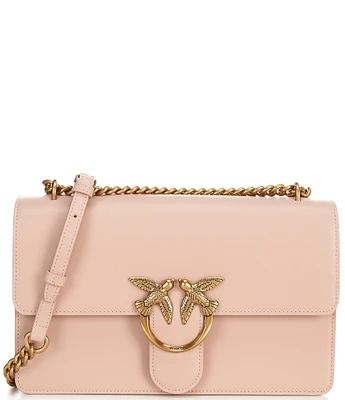 PINKO Love One Classic Chevron Convertible Shoulder / Crossbody Bag