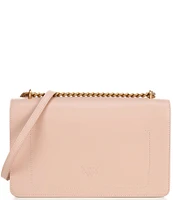 PINKO Love One Classic Chevron Convertible Shoulder / Crossbody Bag