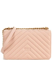 PINKO Mini Love Bag One Chevron Convertible Shoulder / Crossbody Bag