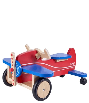 PinToy Ride On Wooden Airplane