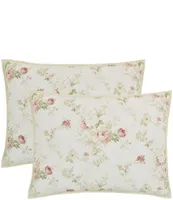 Piper & Wright Amalia Quilt Collection Rose Bouquet Print Pillow Sham