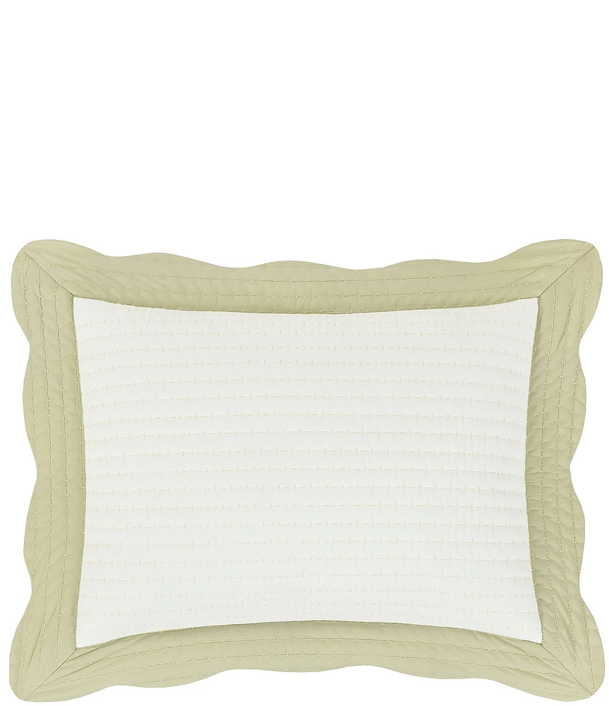 Piper & Wright Amherst Collection Quilted Reversible Pillow Sham