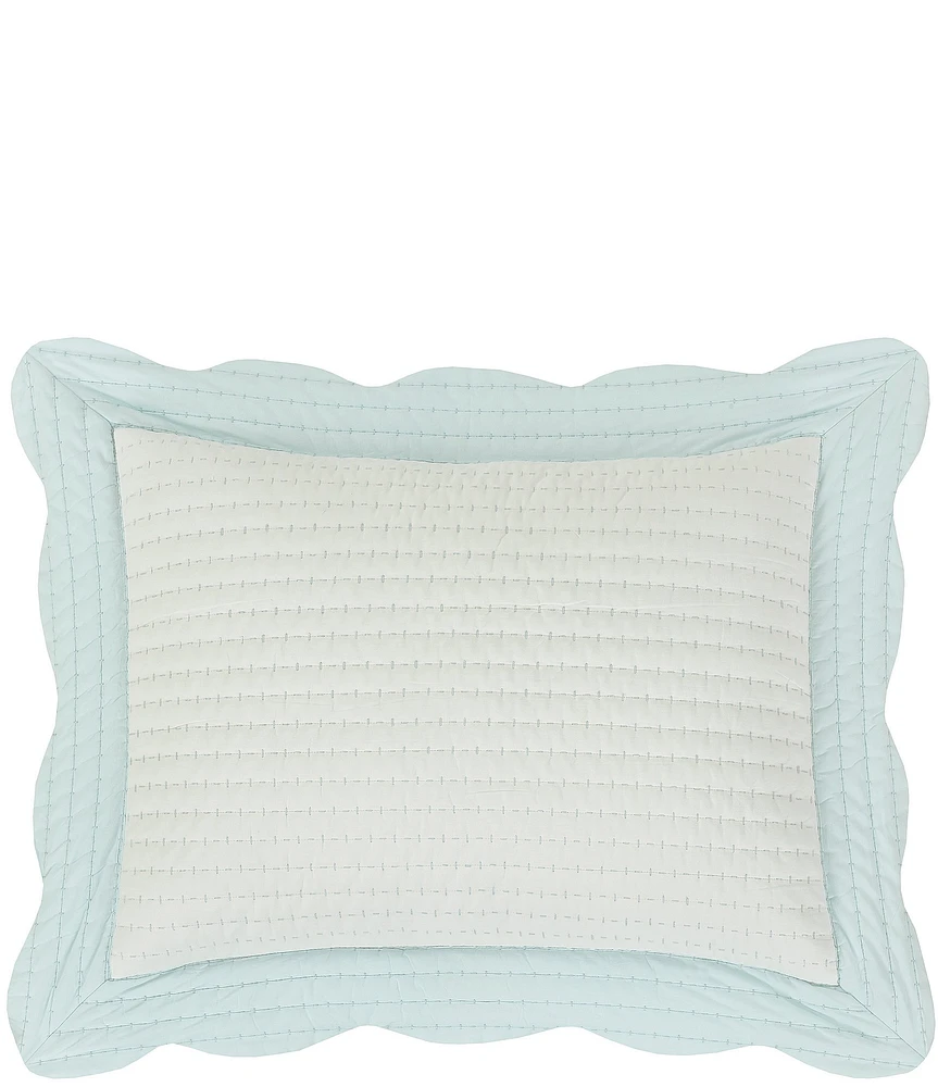 Piper & Wright Amherst Collection Quilted Reversible Pillow Sham